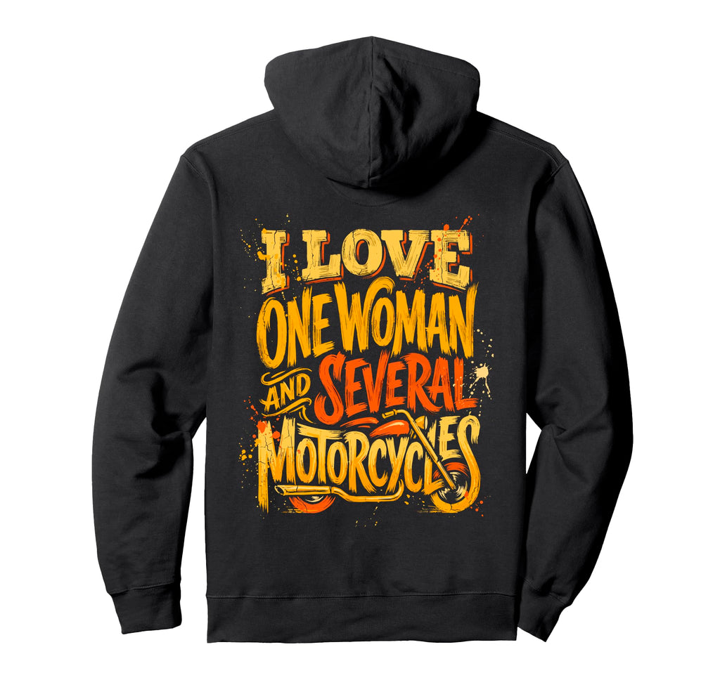 One Several Motorcycles Funny Hoodie - Casual Everyday Wear for Adults - T-Shirt, Sweatshirt, Hoodie