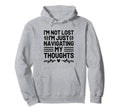 Overthinking Overthinker Funny Hoodie - Streetwear Style for Adults - T-Shirt, Sweatshirt, Hoodie
