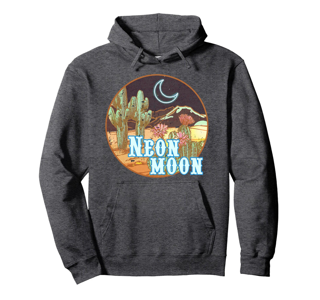 Neon Moon Western Hoodie - Novelty Apparel for Adults - T-Shirt, Sweatshirt, Hoodie