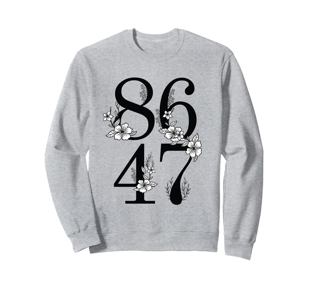 86 47 Foral Boho Sweatshirt - Aesthetic Graphic Men Women - T-Shirt, Sweatshirt, Hoodie