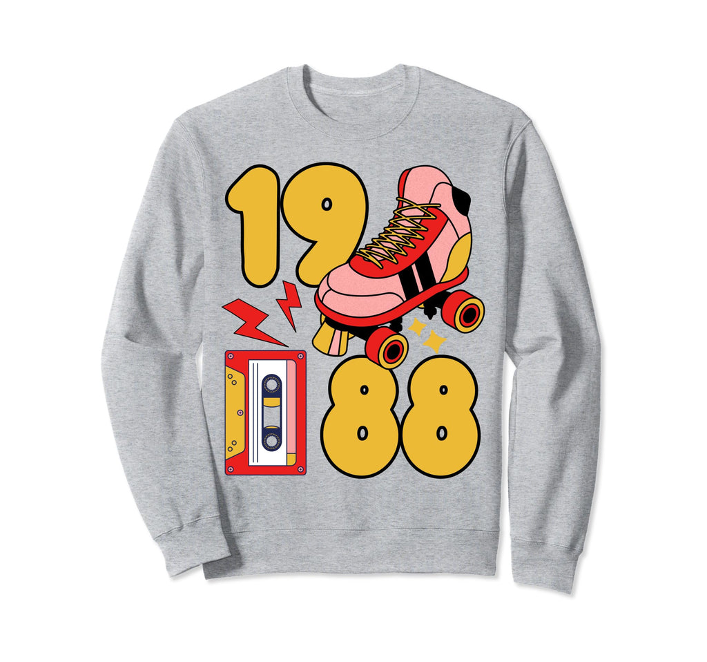 Old School 80S Vibes 1988 Hip Hop Sweatshirt - Streetwear Style for Adults - T-Shirt, Sweatshirt, Hoodie