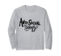 Anti Social Butterfly T-Shirt - Graphic Print Unisex - T-Shirt, Sweatshirt, Hoodie
