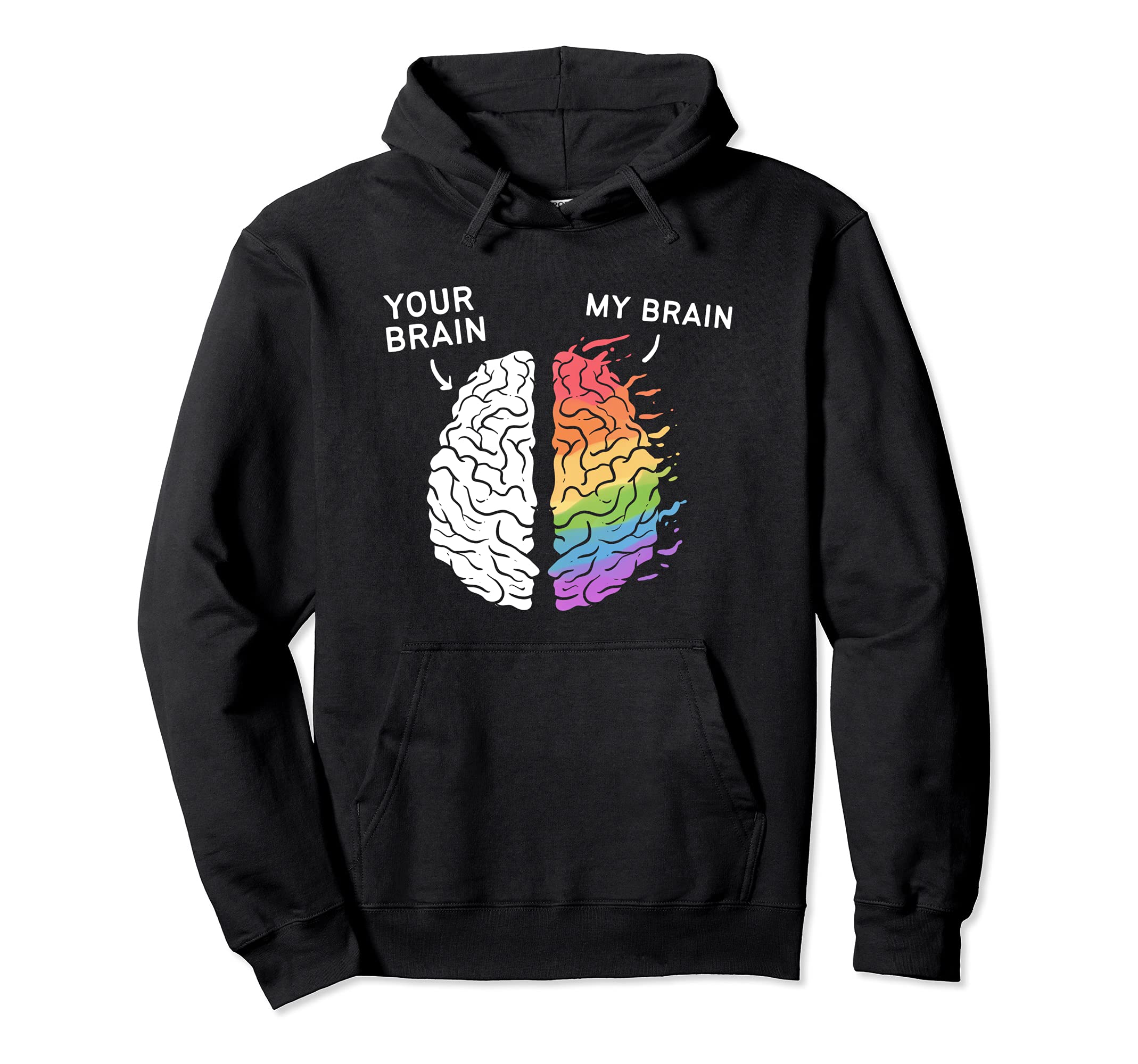 Neurodivergent Adhd Asd Aspergers Hoodie - Unique Graphic for Adults - T-Shirt, Sweatshirt, Hoodie