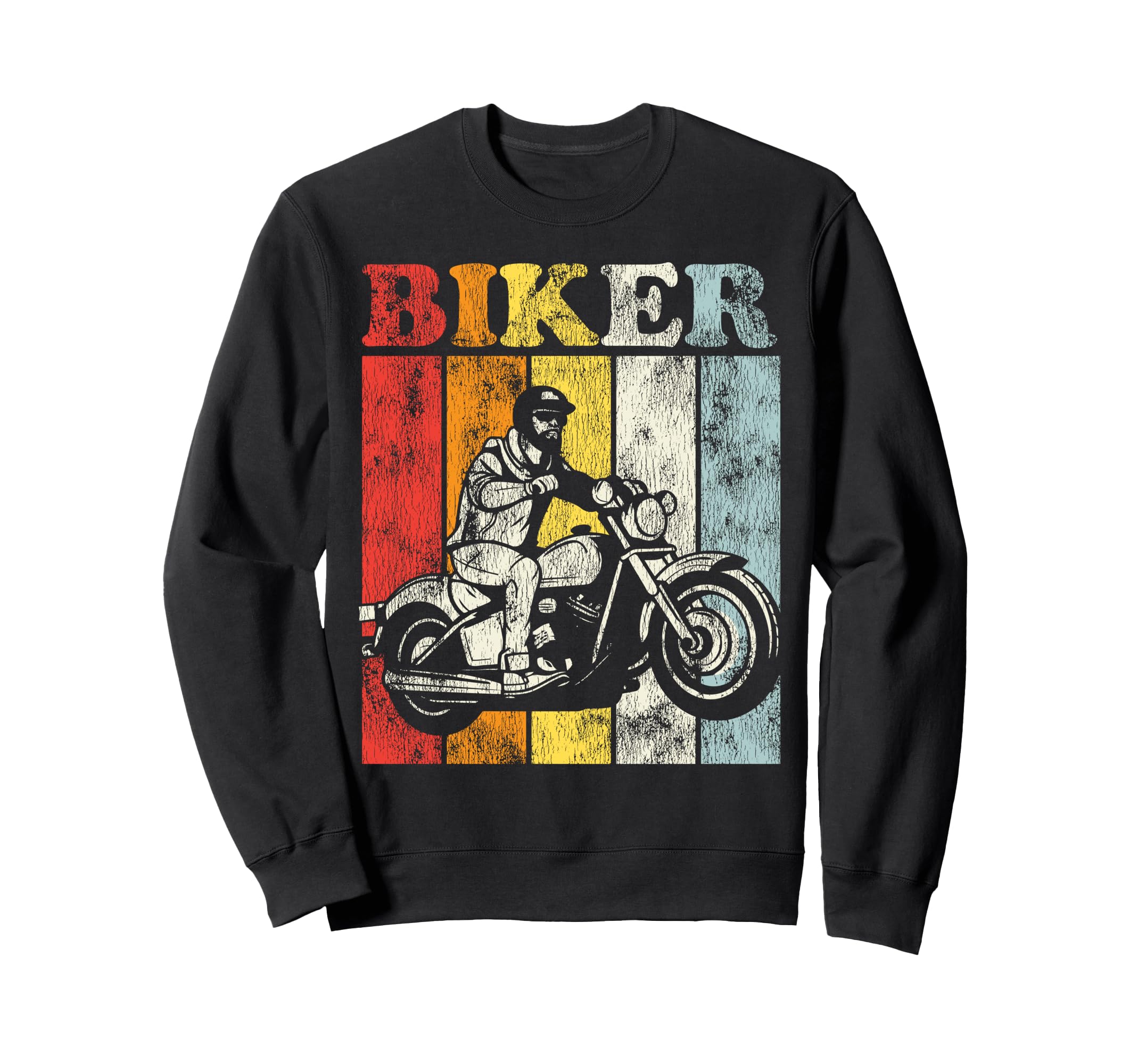 Motorcycle Biker Biker Sweatshirt - Aesthetic Graphic for Adults - T-Shirt, Sweatshirt, Hoodie