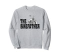 Biker Bikefather Biker Dad Funny Sweatshirt - Trendy Graphic Unisex - T-Shirt, Sweatshirt, Hoodie