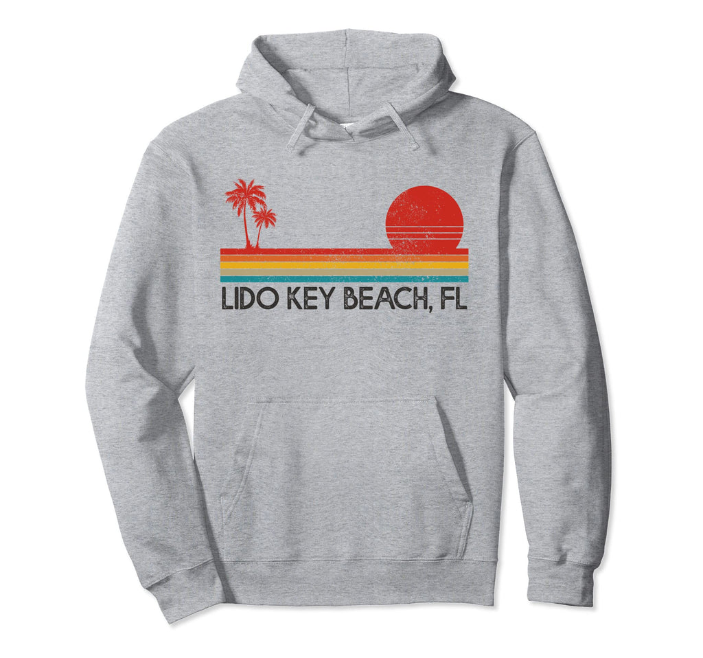 Lido Key Beach Florida Fl Surfer Sunset Hoodie - Streetwear Style Men Women - T-Shirt, Sweatshirt, Hoodie