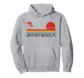 Lido Key Beach Florida Fl Surfer Sunset Hoodie - Streetwear Style Men Women - T-Shirt, Sweatshirt, Hoodie