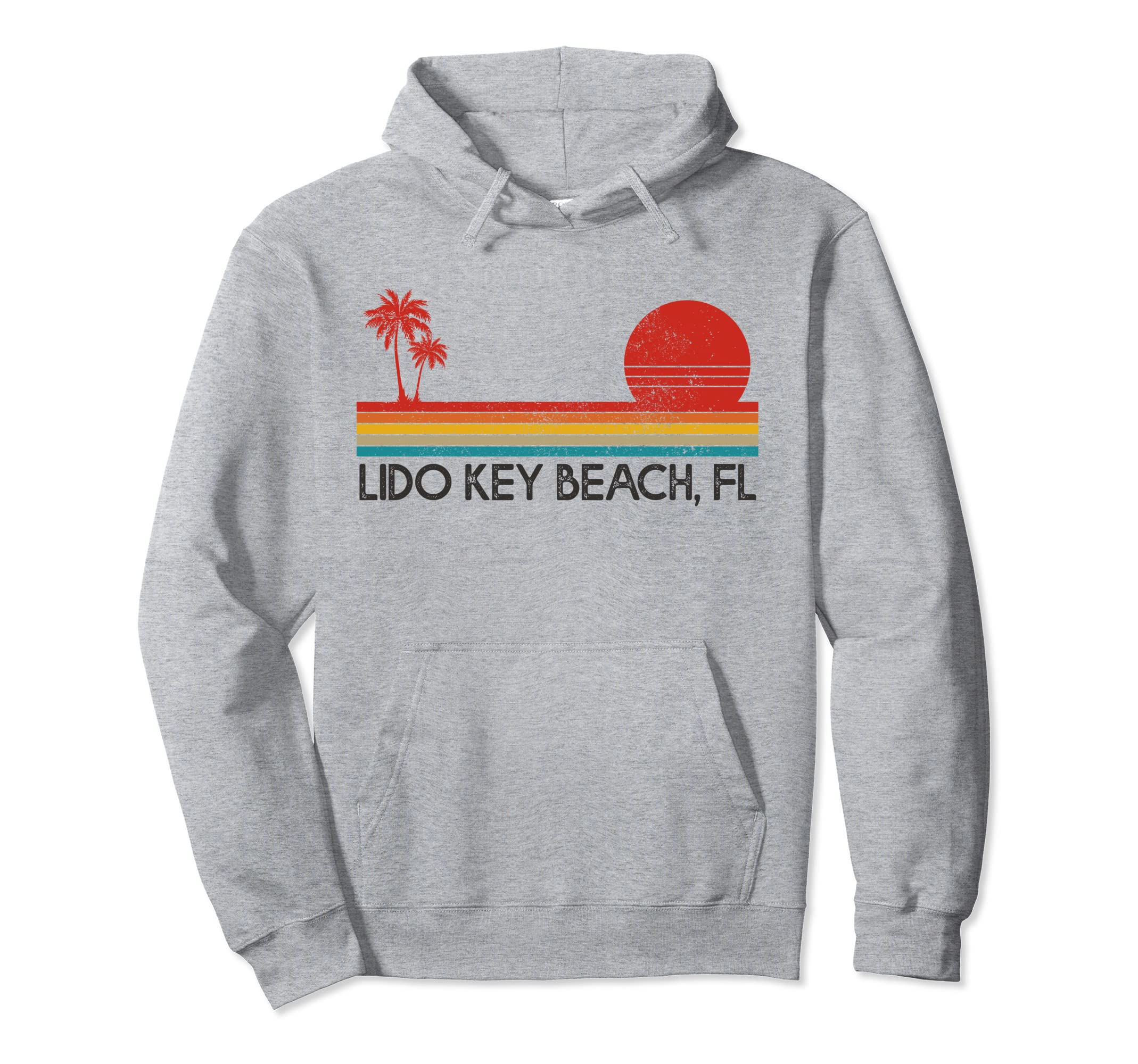 Lido Key Beach Florida Fl Surfer Sunset Hoodie - Streetwear Style Men Women - T-Shirt, Sweatshirt, Hoodie