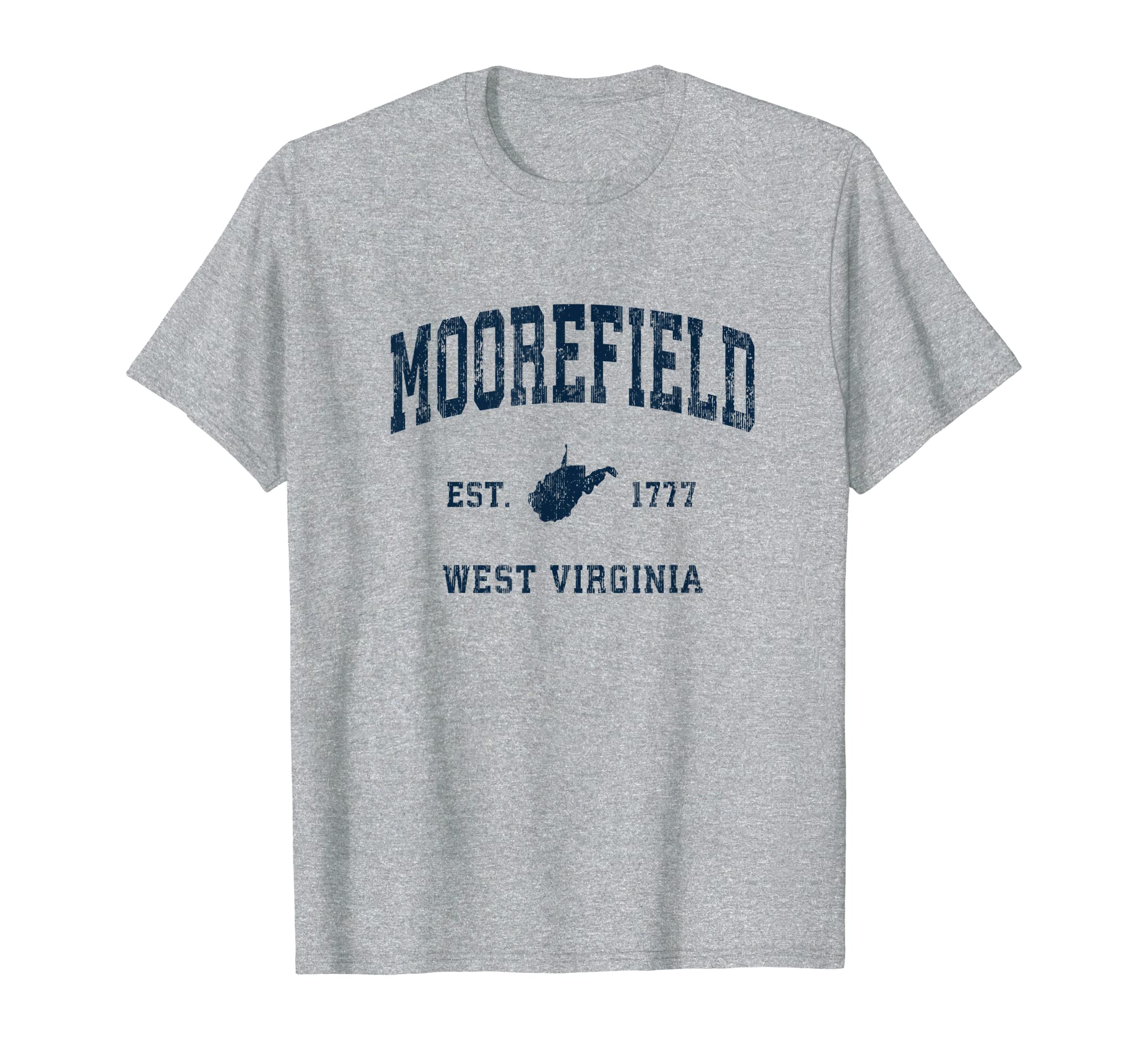 Moorefield West Virginia Wv Athletic T-Shirt - Minimalist Print for Adults - T-Shirt, Sweatshirt, Hoodie