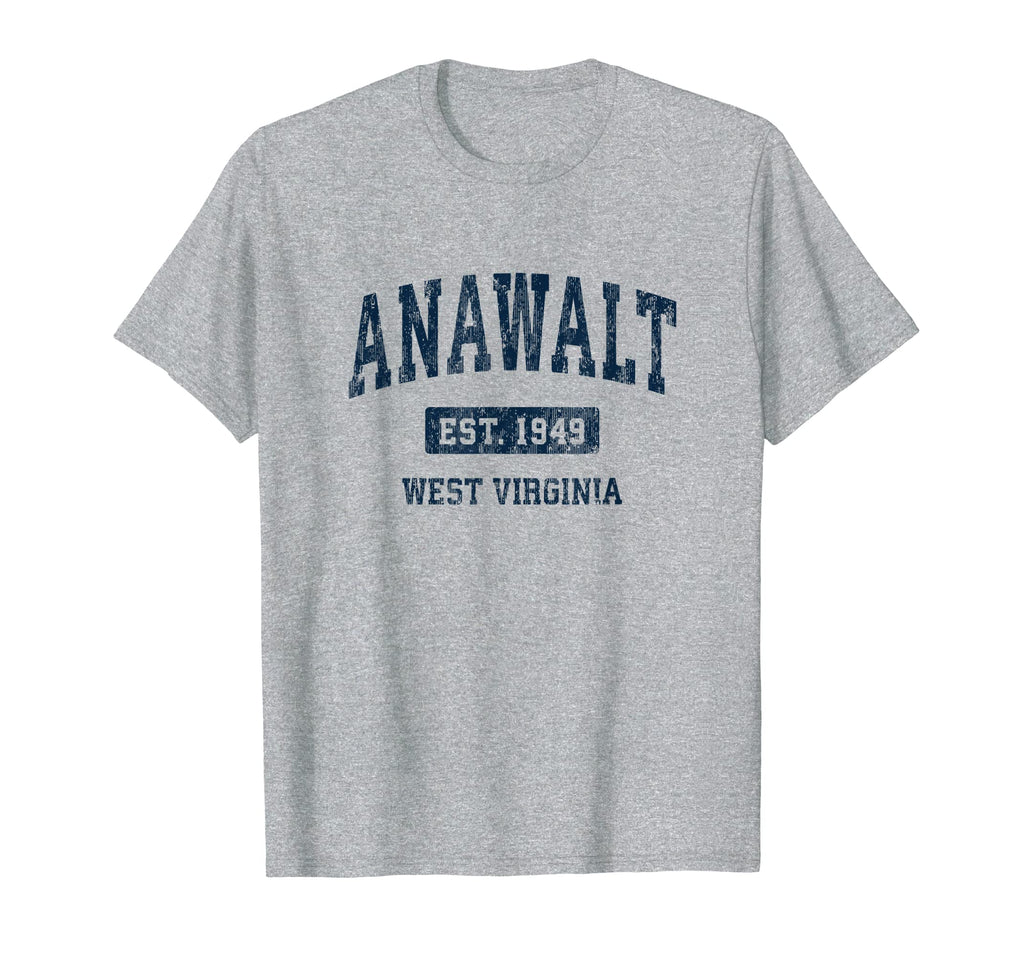 Anawalt West Virginia Wv Athletic Sports T-Shirt - Unique Graphic Unisex - T-Shirt, Sweatshirt, Hoodie