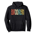 Brooklyn Ny 70S Graffiti Typography Hoodie - Minimalist Print Men Women - T-Shirt, Sweatshirt, Hoodie