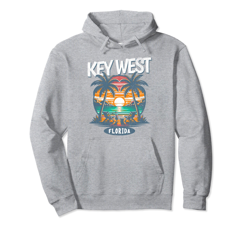 Key West Florida Beach Spring Break Hoodie - Unique Graphic Men Women - T-Shirt, Sweatshirt, Hoodie