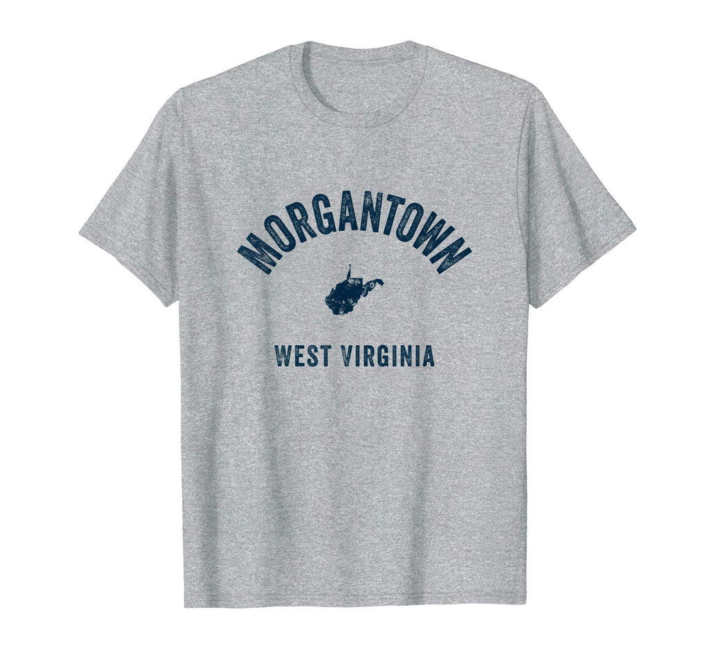 Morgantown West Virginia Wv 70S Sports T-Shirt - Novelty Apparel Unisex - T-Shirt, Sweatshirt, Hoodie