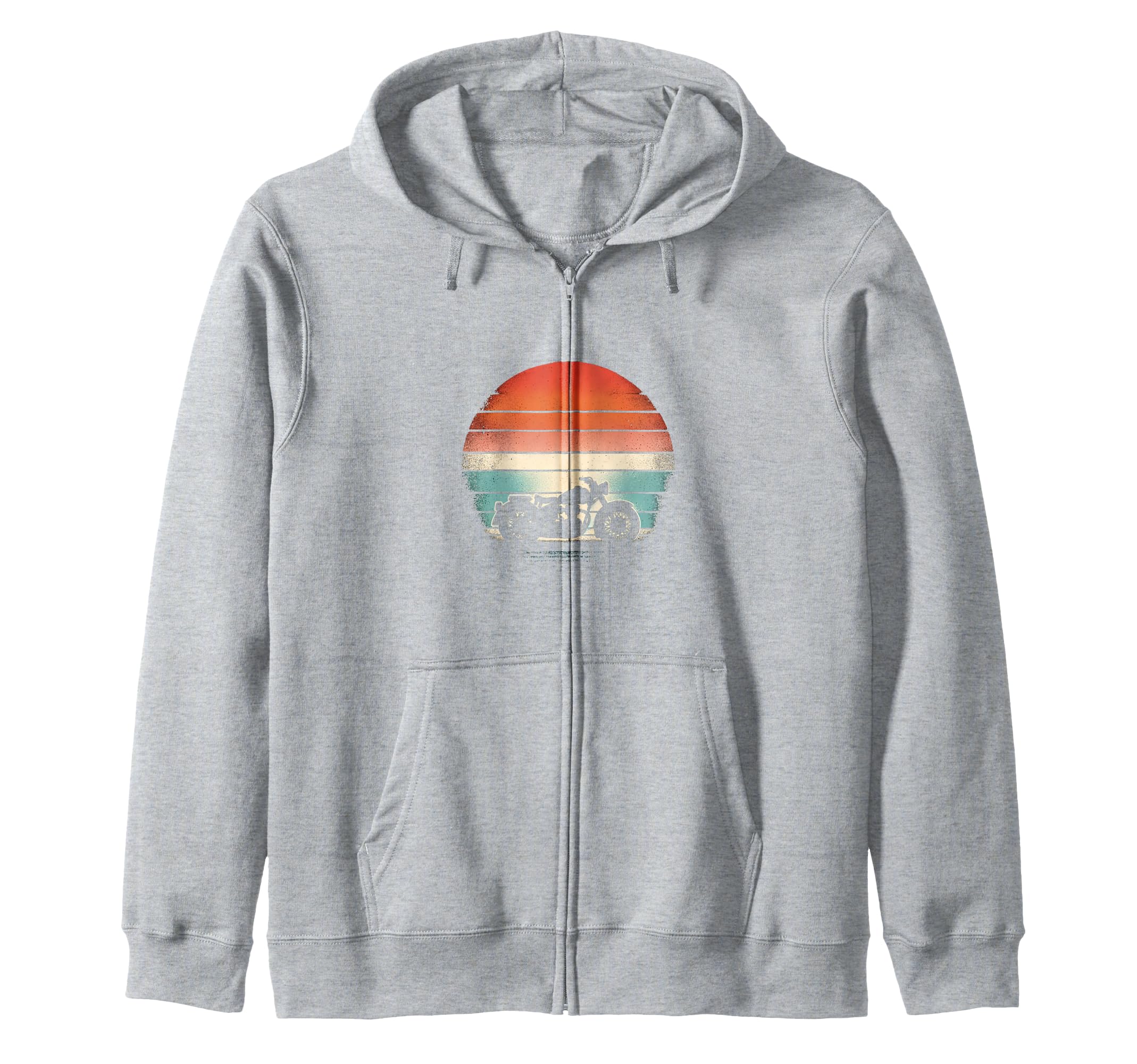Motorcycle Sunset Hoodie - Trendy Graphic Unisex - T-Shirt, Sweatshirt, Hoodie