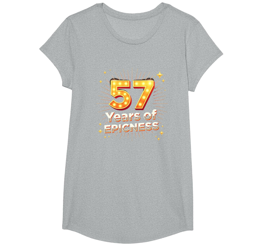 57 Years Epicness Birthday Gift T-Shirt - Minimalist Print Men Women - T-Shirt, Sweatshirt, Hoodie