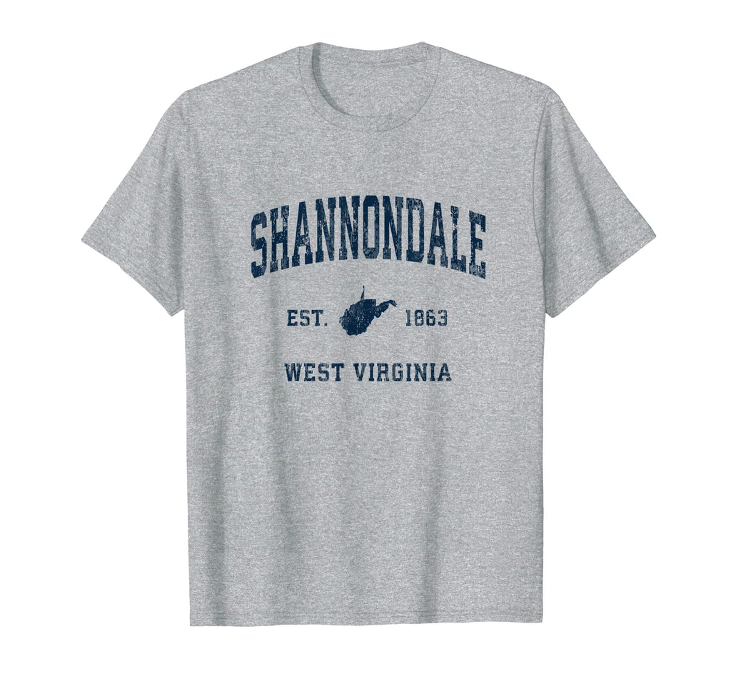 Shannondale West Virginia Wv Athletic T-Shirt - Custom Art Print Men Women - T-Shirt, Sweatshirt, Hoodie