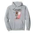 Cowgirl Summer Surfboard Western Hoodie - Casual Everyday Wear Unisex - T-Shirt, Sweatshirt, Hoodie