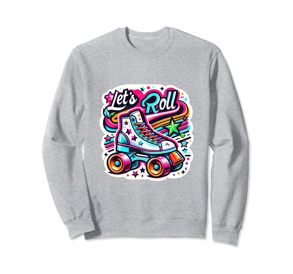 70S 80S Roller Disco Skating Skate Sweatshirt - Fun Novelty Design Unisex - T-Shirt, Sweatshirt, Hoodie
