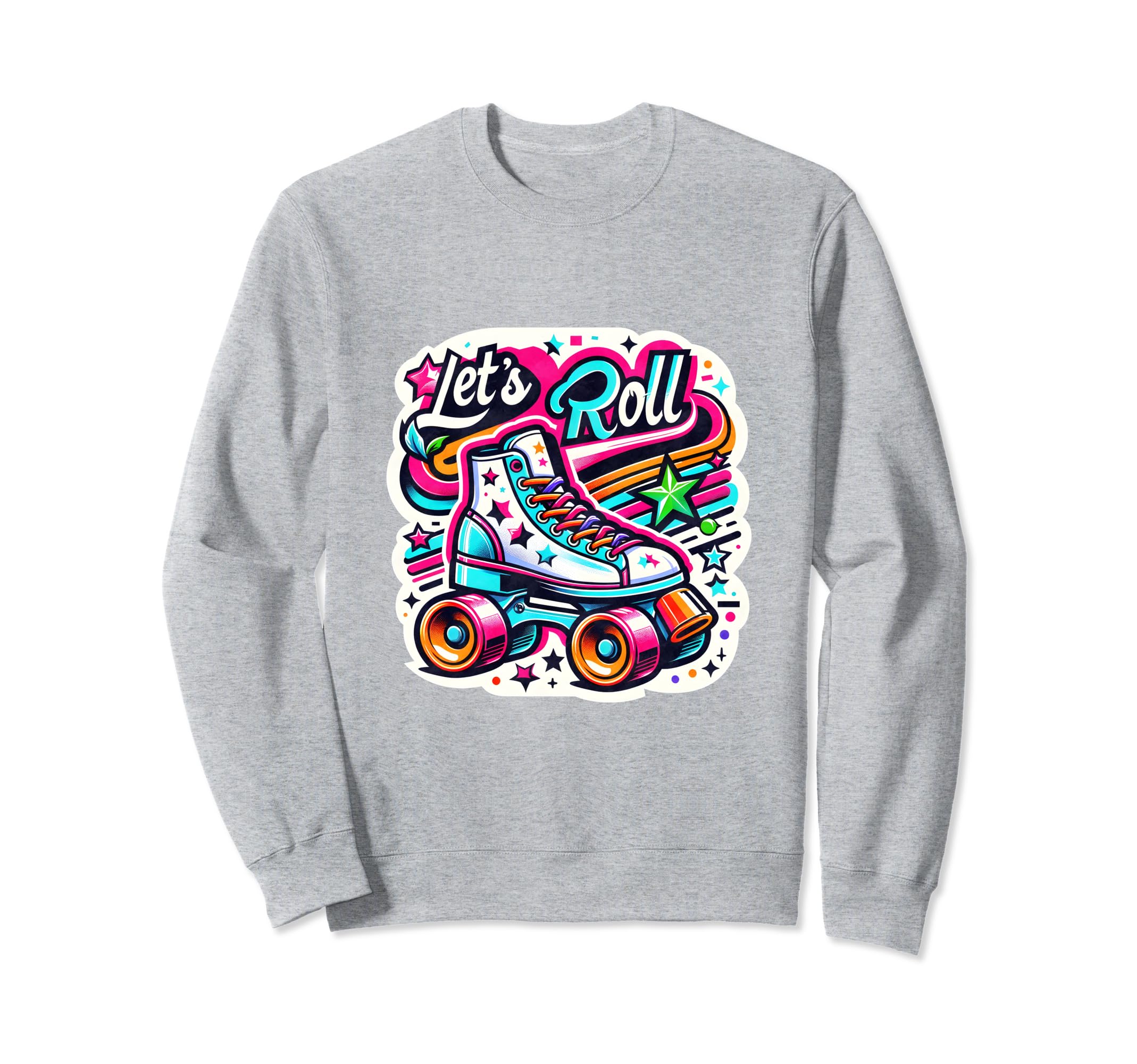 70S 80S Roller Disco Skating Skate Sweatshirt - Fun Novelty Design Unisex - T-Shirt, Sweatshirt, Hoodie
