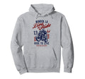 Minden Louisiana Motorcycle Skull Hoodie - Fun Novelty Design Men Women - T-Shirt, Sweatshirt, Hoodie