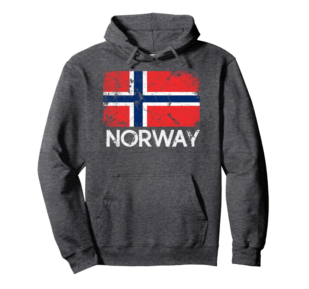 Norwegian Flag Made Norway Gift Hoodie - Custom Art Print Men Women - T-Shirt, Sweatshirt, Hoodie