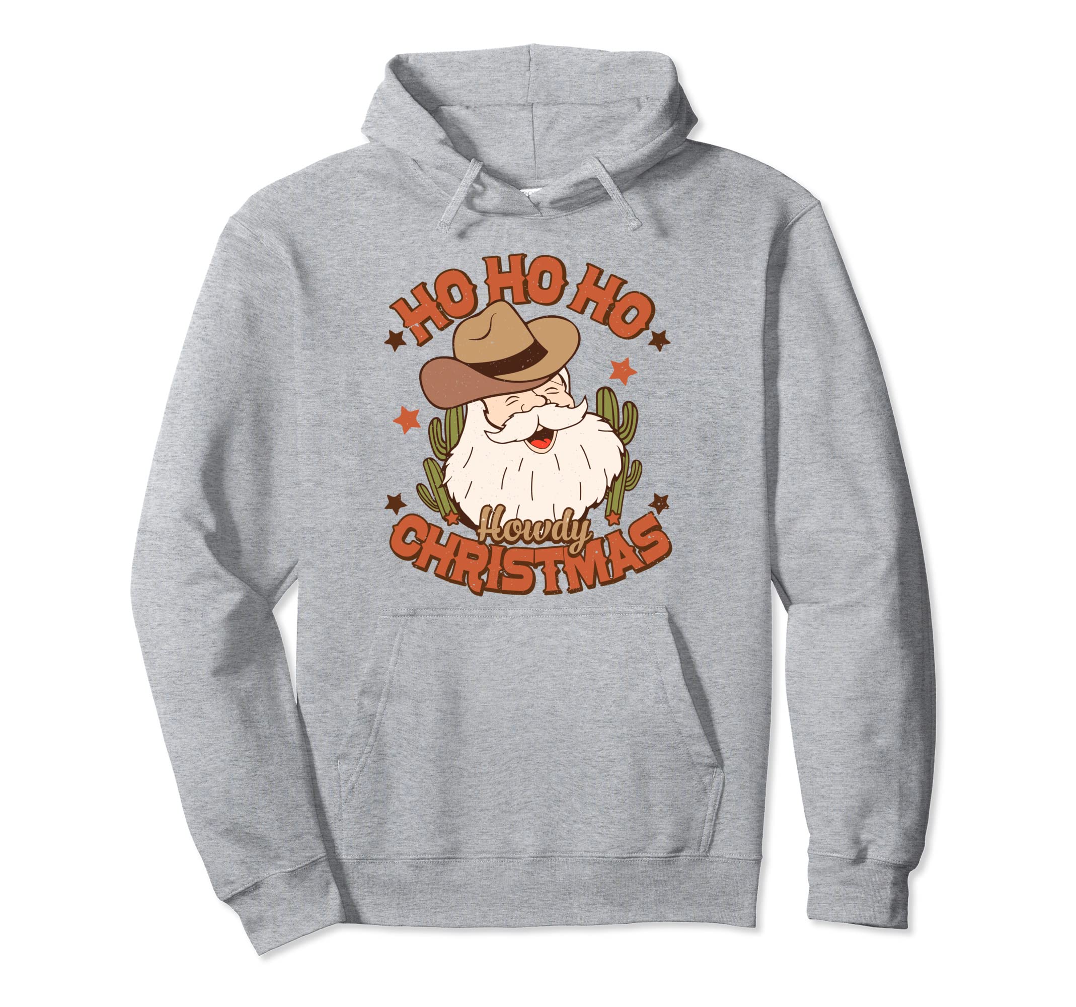 Howdy Santa Ho Ho Howdy Rodeo Hoodie - Casual Everyday Wear for Adults - T-Shirt, Sweatshirt, Hoodie