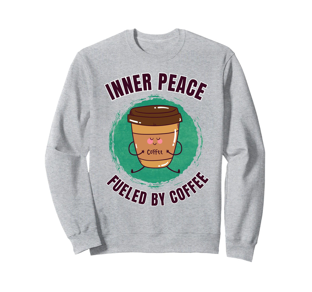 Funny Coffee Motivation Yoga Sweatshirt - Trendy Graphic Men Women - T-Shirt, Sweatshirt, Hoodie