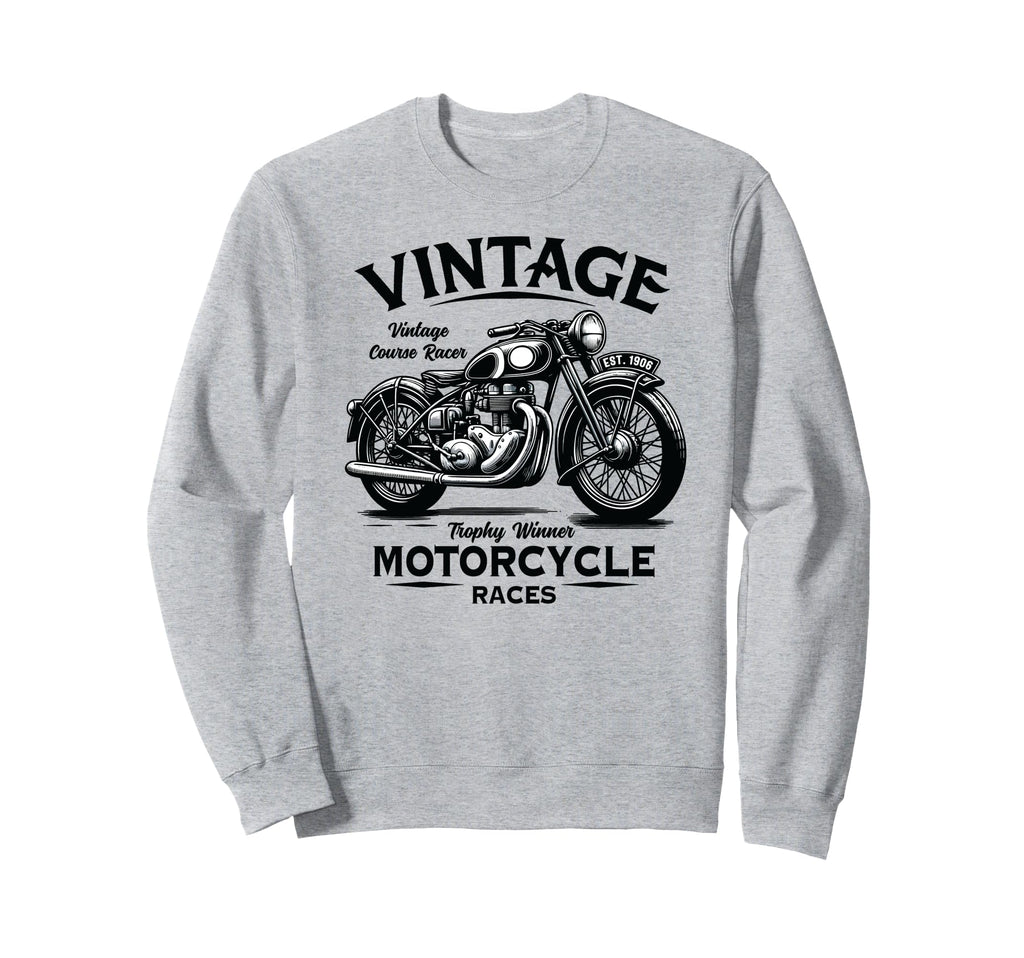 Motorcycle Racing Enthusiast Sweatshirt - Fun Novelty Design for Adults - T-Shirt, Sweatshirt, Hoodie
