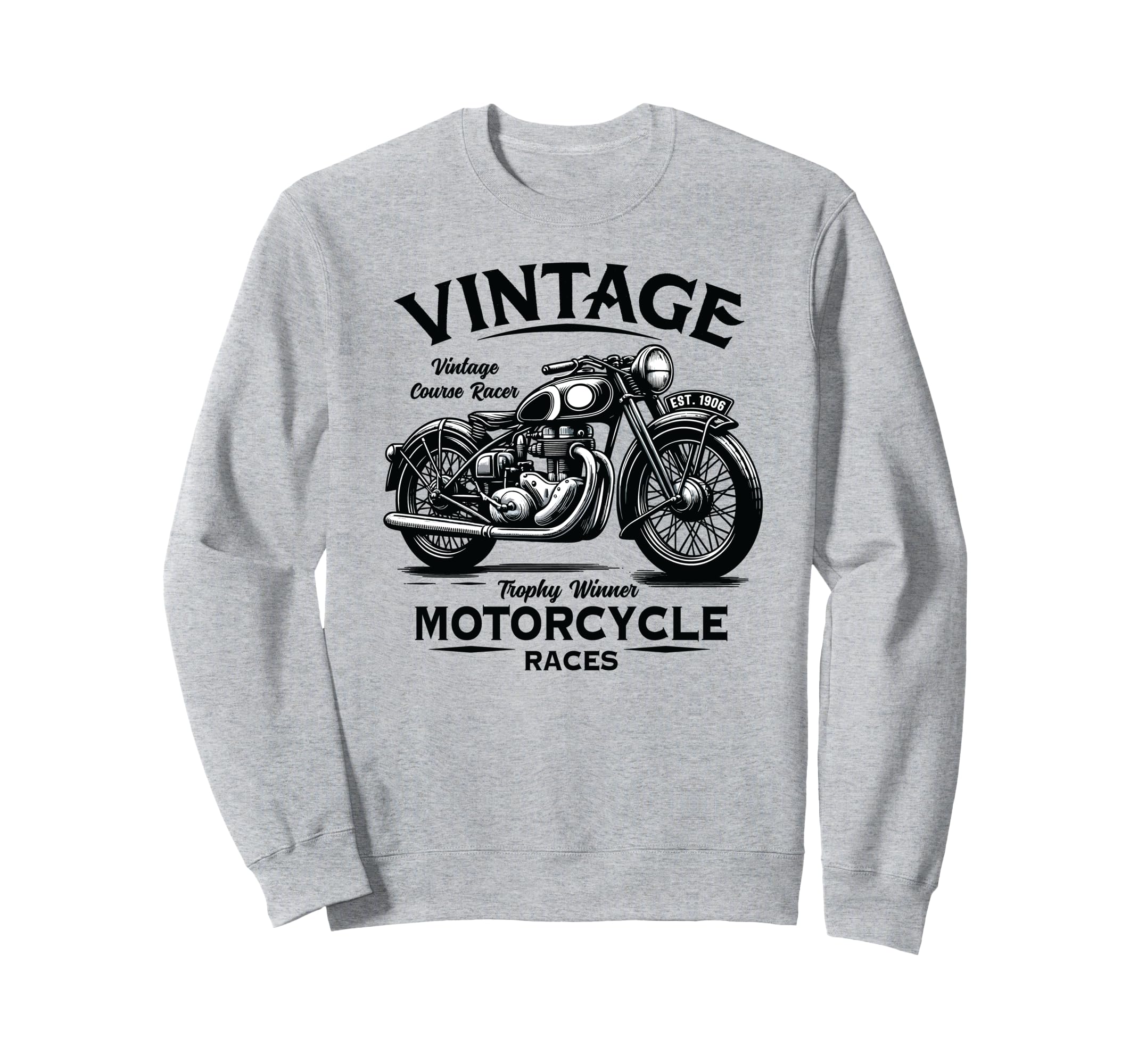 Motorcycle Racing Enthusiast Sweatshirt - Fun Novelty Design for Adults - T-Shirt, Sweatshirt, Hoodie