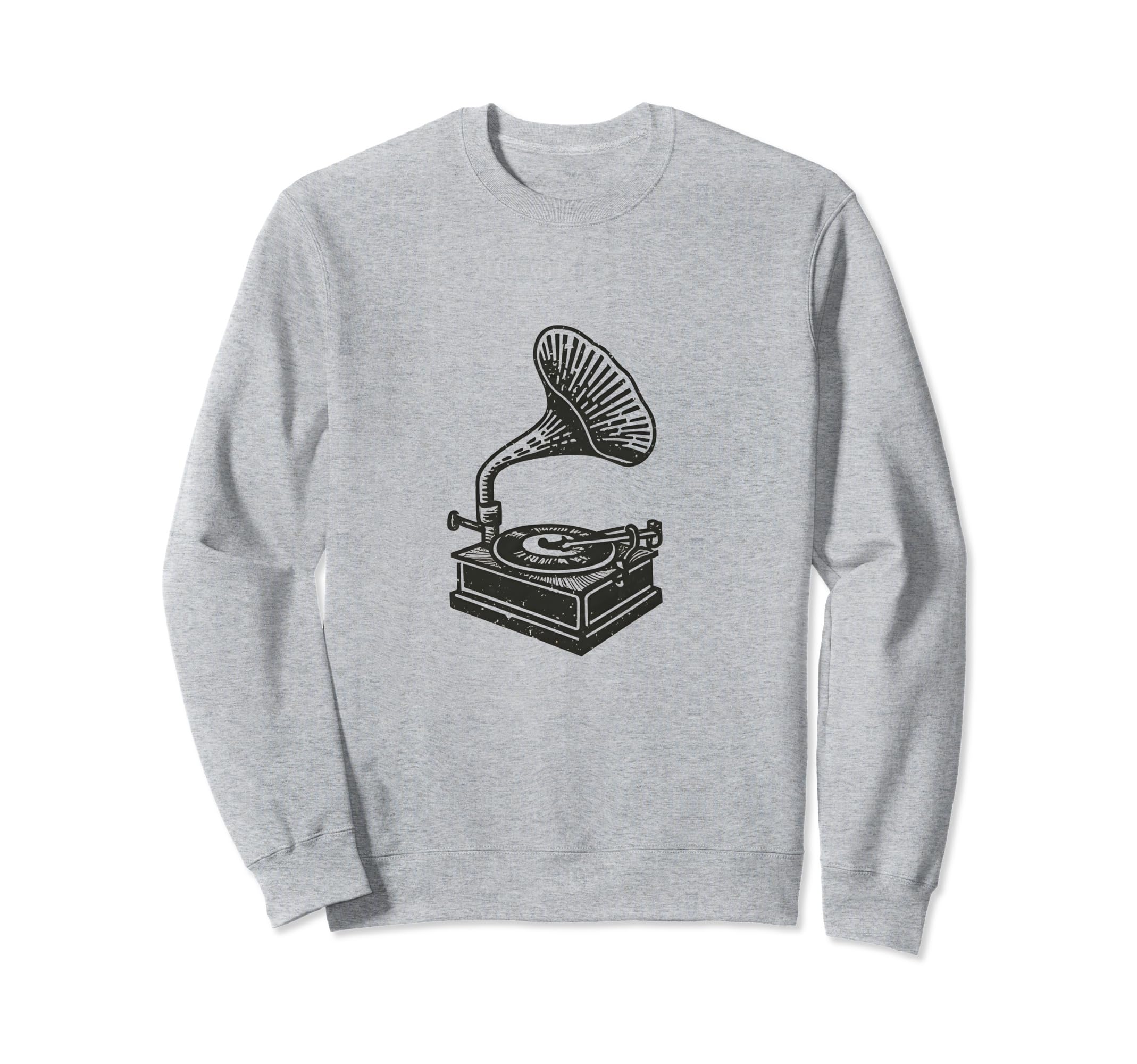 Gramophone Record Player Music Lover Sweatshirt - Novelty Apparel Unisex - T-Shirt, Sweatshirt, Hoodie