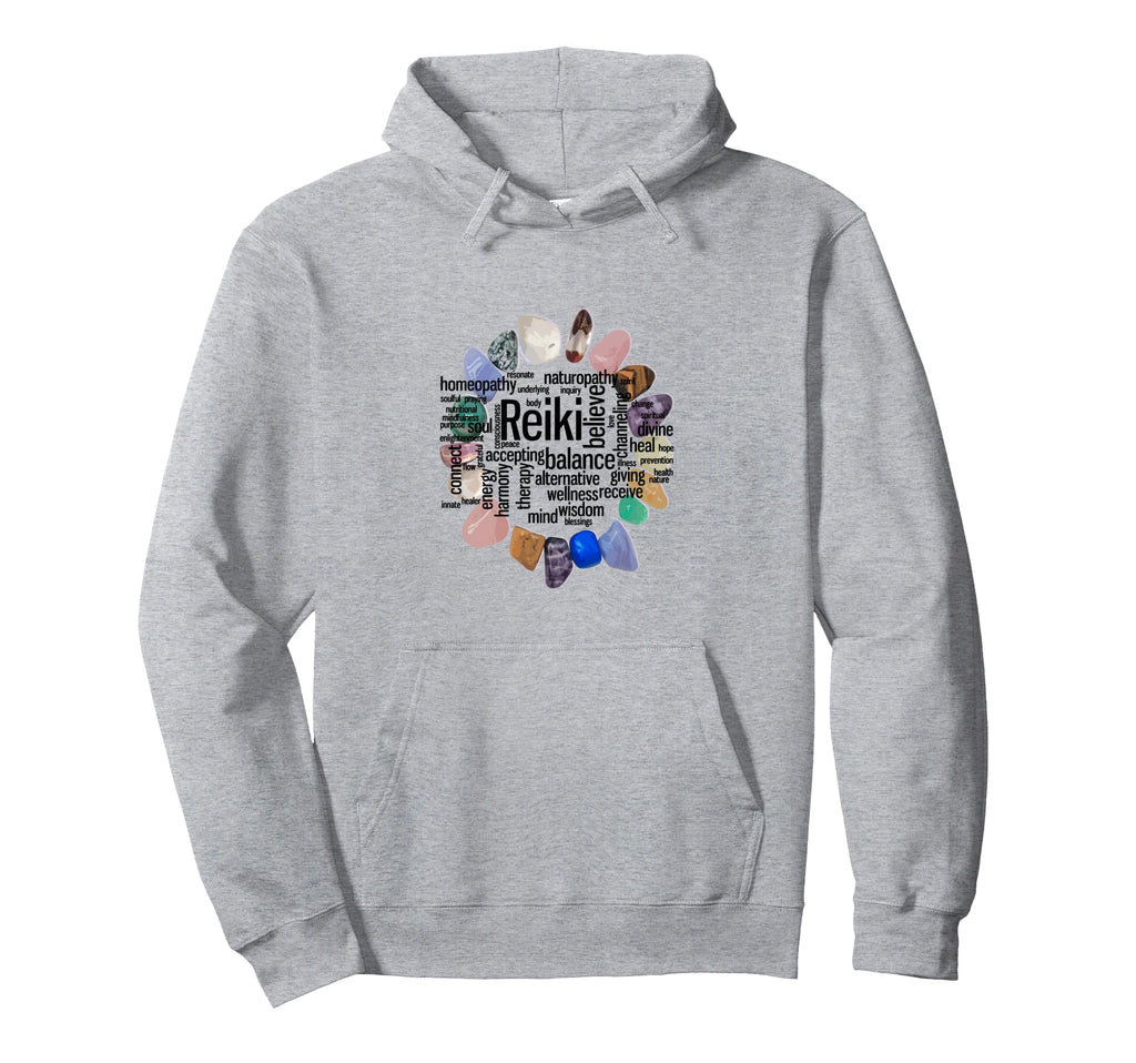 Reiki Energy Healer Spiritual Healing Word Hoodie - Novelty Apparel Unisex - T-Shirt, Sweatshirt, Hoodie