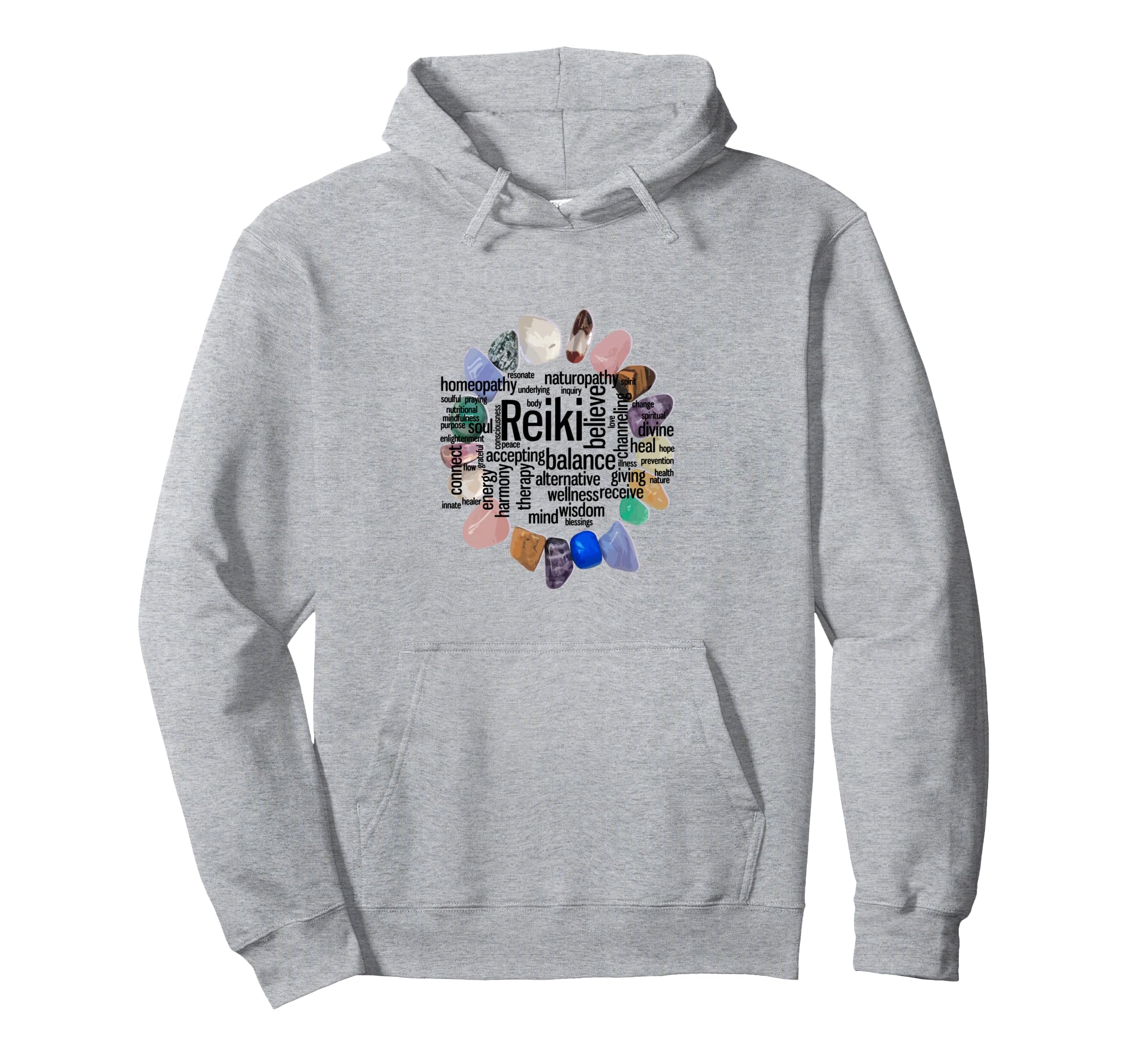 Reiki Energy Healer Spiritual Healing Word Hoodie - Novelty Apparel Unisex - T-Shirt, Sweatshirt, Hoodie