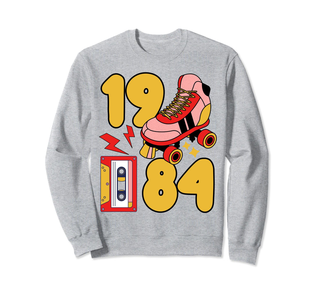Old School 80S Vibes 1984 Hip Sweatshirt - Casual Everyday Wear Men Women - T-Shirt, Sweatshirt, Hoodie