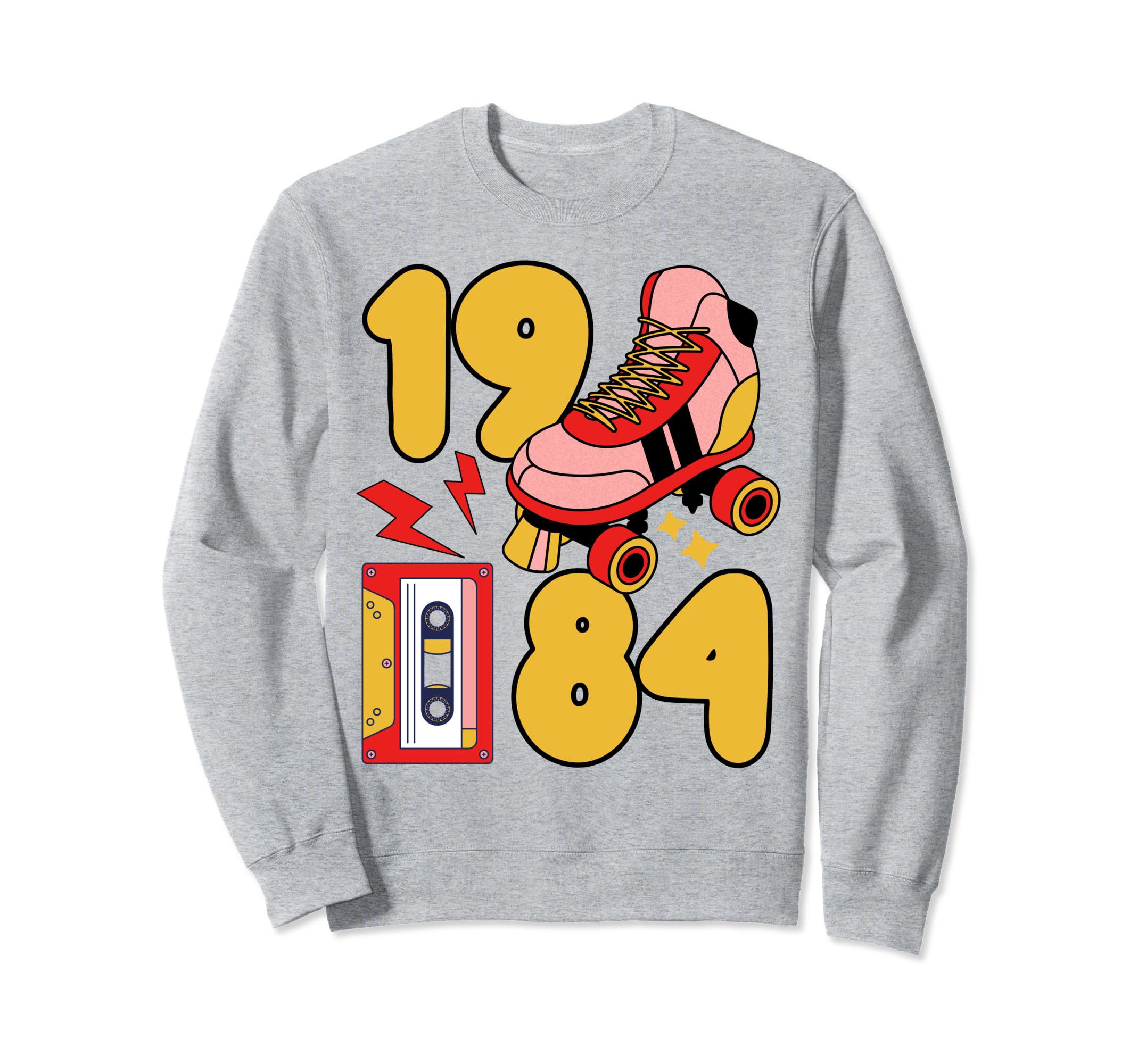 Old School 80S Vibes 1984 Hip Sweatshirt - Casual Everyday Wear Men Women - T-Shirt, Sweatshirt, Hoodie