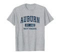 Auburn West Virginia Wv Athletic Sports T-Shirt - Unique Graphic Men Women - T-Shirt, Sweatshirt, Hoodie