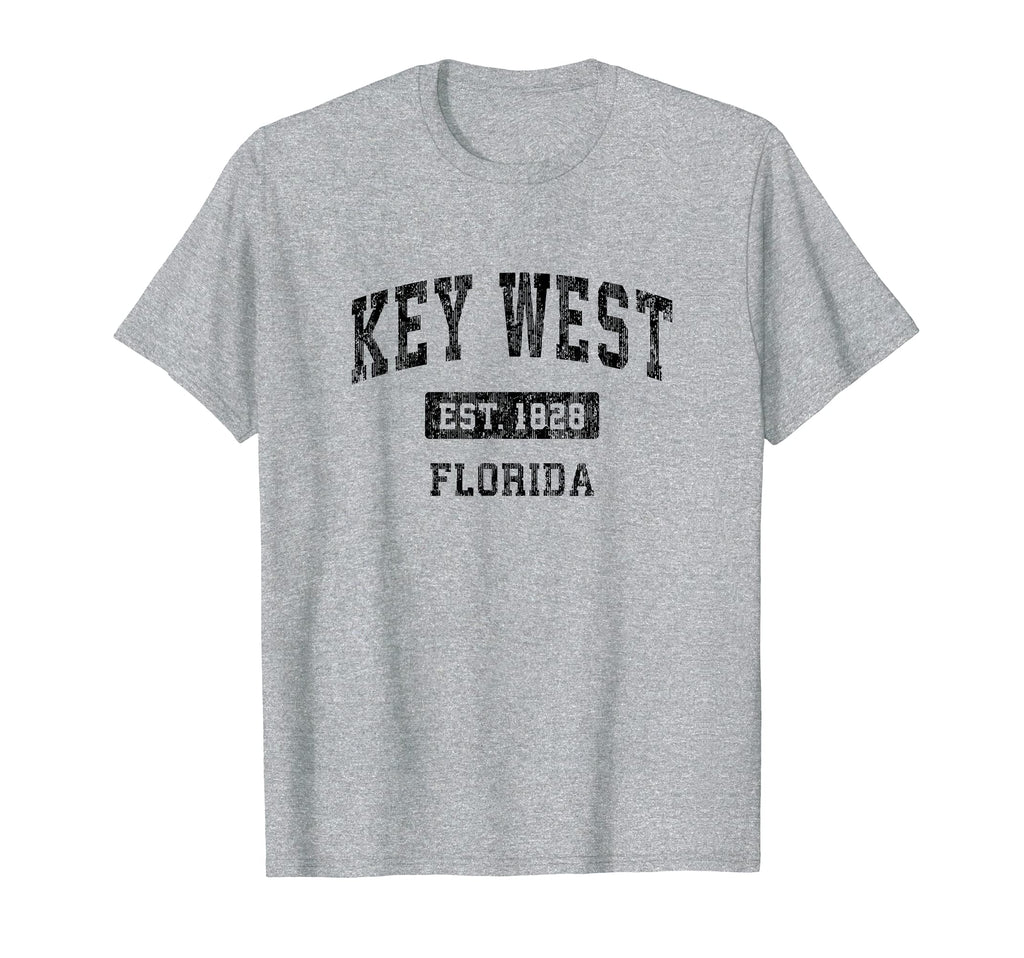 Key West Florida Fl Sports Black T-Shirt - Streetwear Style Unisex - T-Shirt, Sweatshirt, Hoodie