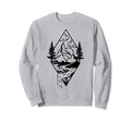 Hiking Hiker Rock Sunset Mountain Sweatshirt - Fun Novelty Design Unisex - T-Shirt, Sweatshirt, Hoodie