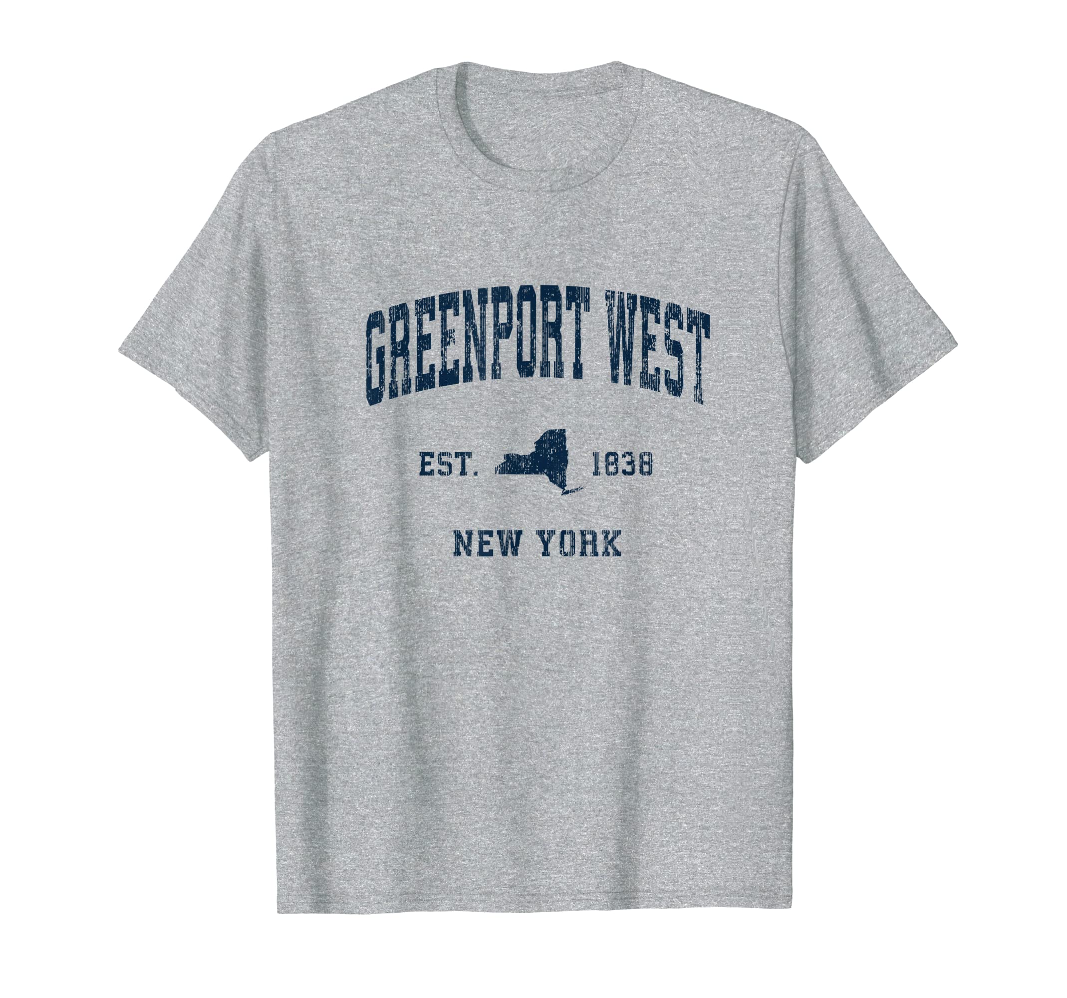 Greenport West New York Ny Athletic T-Shirt - Minimalist Print Men Women - T-Shirt, Sweatshirt, Hoodie