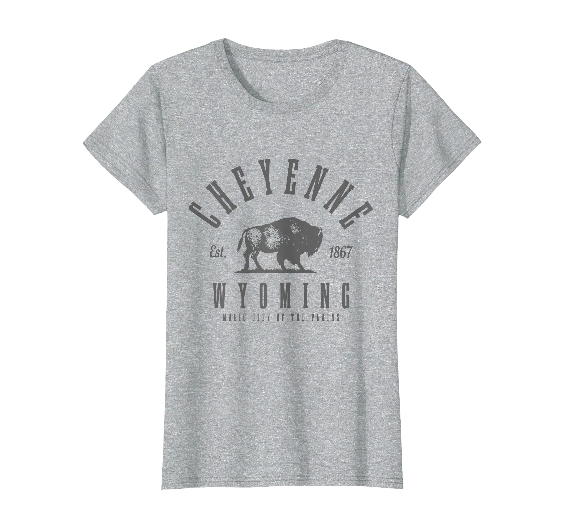 Cheyenne Wyoming Est 1867 Cowboy State T-Shirt - Graphic Print Men Women - T-Shirt, Sweatshirt, Hoodie
