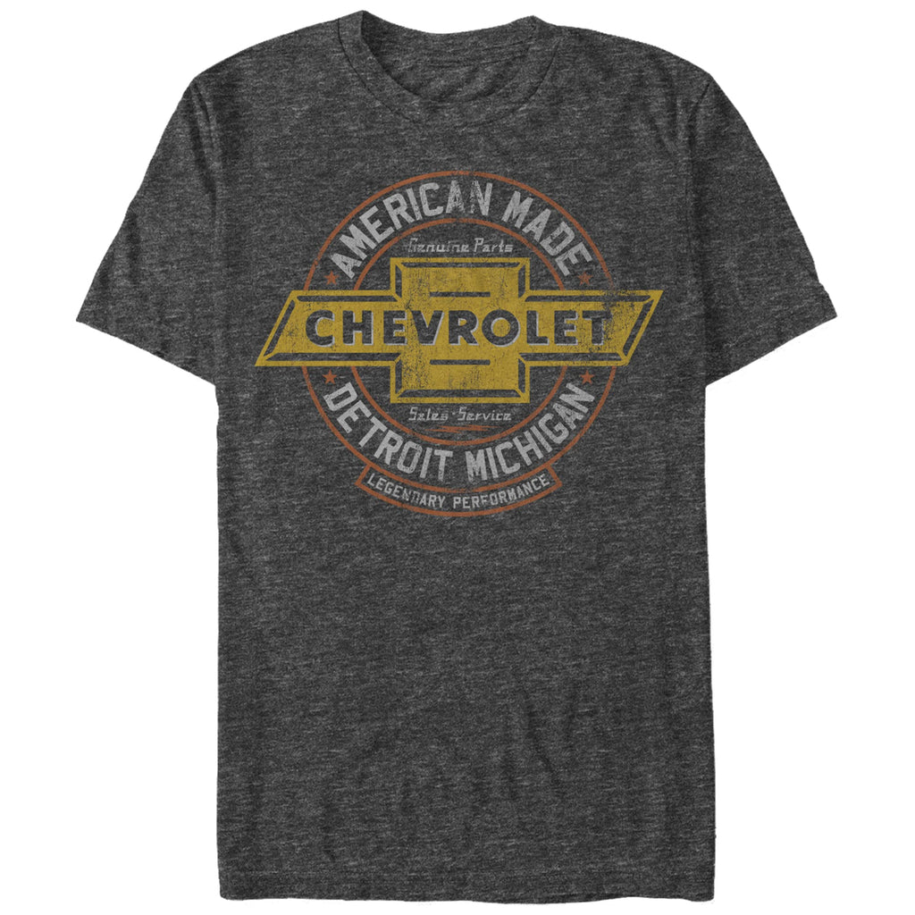 Fifth Sun Mens Distressed Chevrolet Hoodie - Fun Novelty Design for Adults - T-Shirt, Sweatshirt, Hoodie