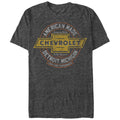 Fifth Sun Mens Distressed Chevrolet Hoodie - Fun Novelty Design for Adults - T-Shirt, Sweatshirt, Hoodie