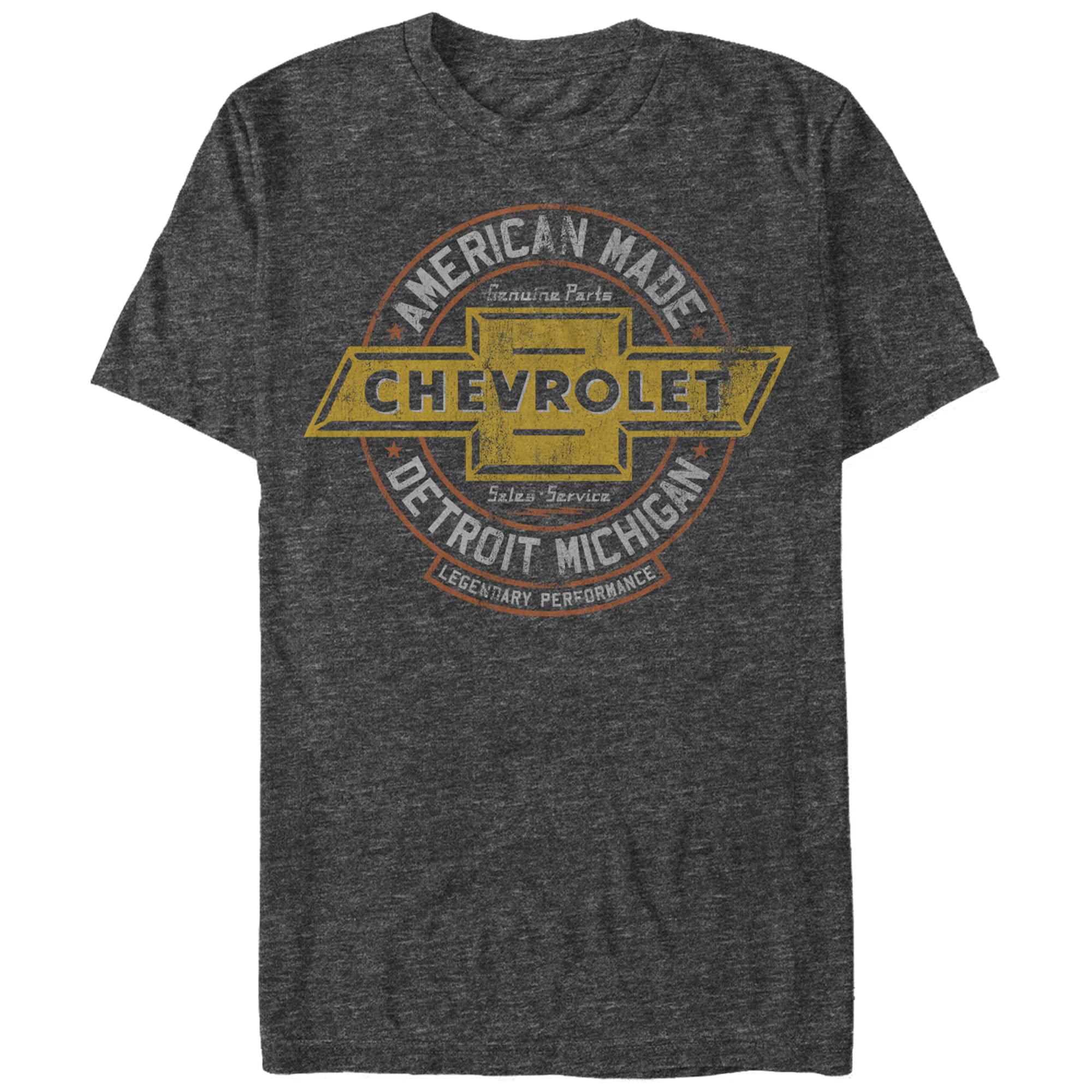 Fifth Sun Mens Distressed Chevrolet Hoodie - Fun Novelty Design for Adults - T-Shirt, Sweatshirt, Hoodie