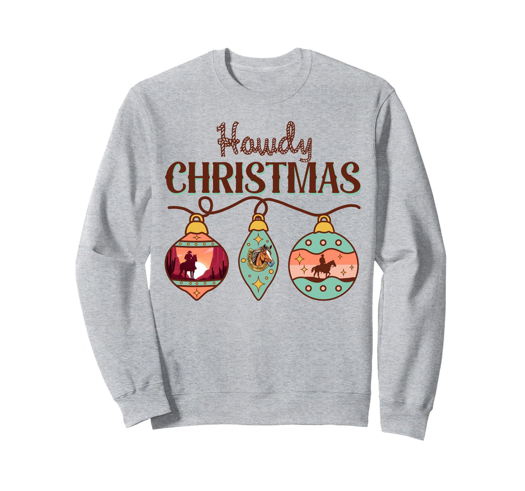 Howdy Western Country Cowboy Bow Sweatshirt - Streetwear Style for Adults - T-Shirt, Sweatshirt, Hoodie