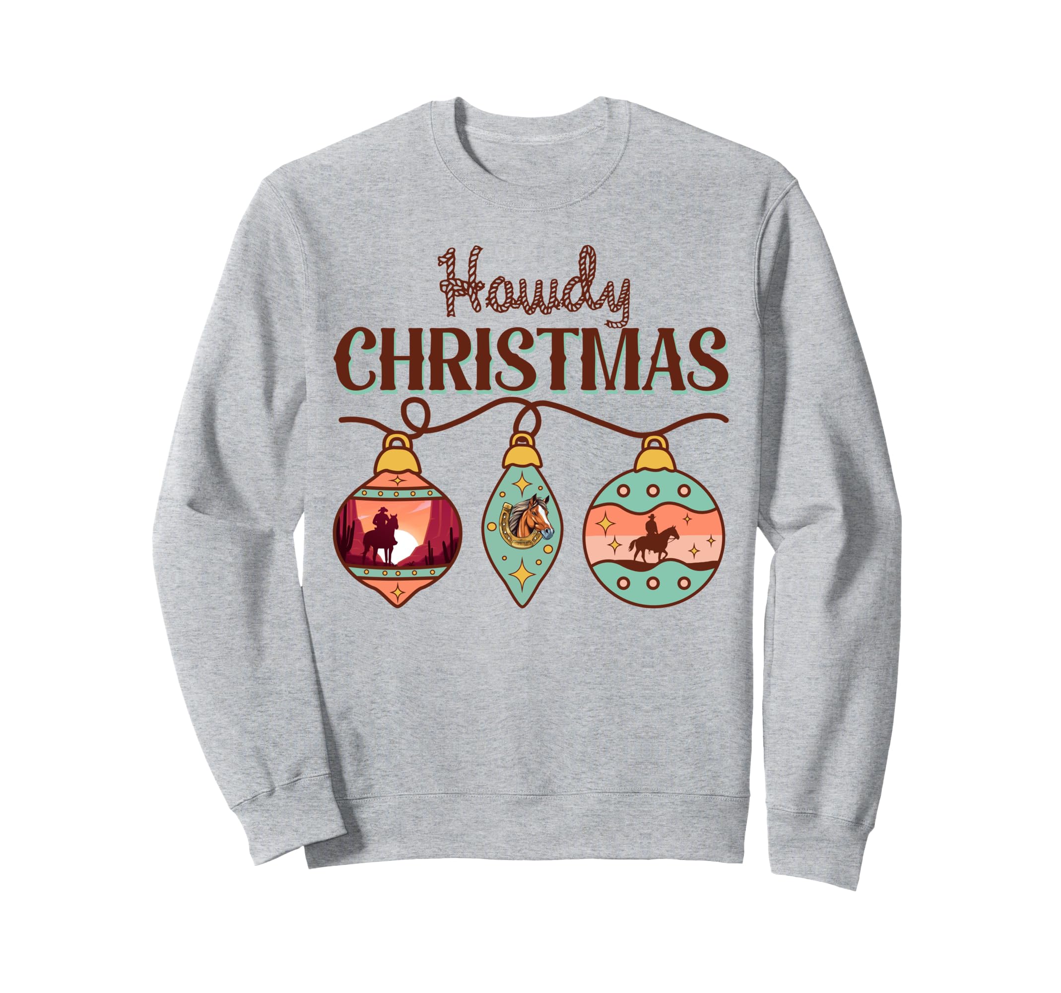 Howdy Western Country Cowboy Bow Sweatshirt - Streetwear Style for Adults - T-Shirt, Sweatshirt, Hoodie