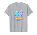 44 Years Vibes Birthday Gift Heather Grey T-Shirt - Minimalist Print Unisex - T-Shirt, Sweatshirt, Hoodie