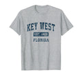 Key West Florida Fl Sports Navy T-Shirt - Fun Novelty Design for Adults - T-Shirt, Sweatshirt, Hoodie