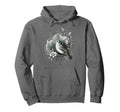 Romantic Botanical Sketch Bird And Flowers Hoodie - Trendy Graphic Unisex - T-Shirt, Sweatshirt, Hoodie