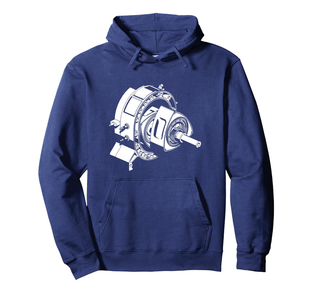 Rotary Engine Blueprint Diagram Car Hoodie - Graphic Print Unisex - T-Shirt, Sweatshirt, Hoodie