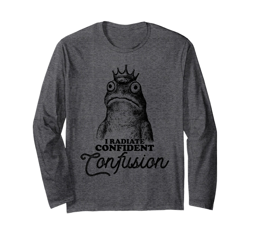 I Radiate Confident Confusion Frog T-Shirt - Aesthetic Graphic for Adults - T-Shirt, Sweatshirt, Hoodie