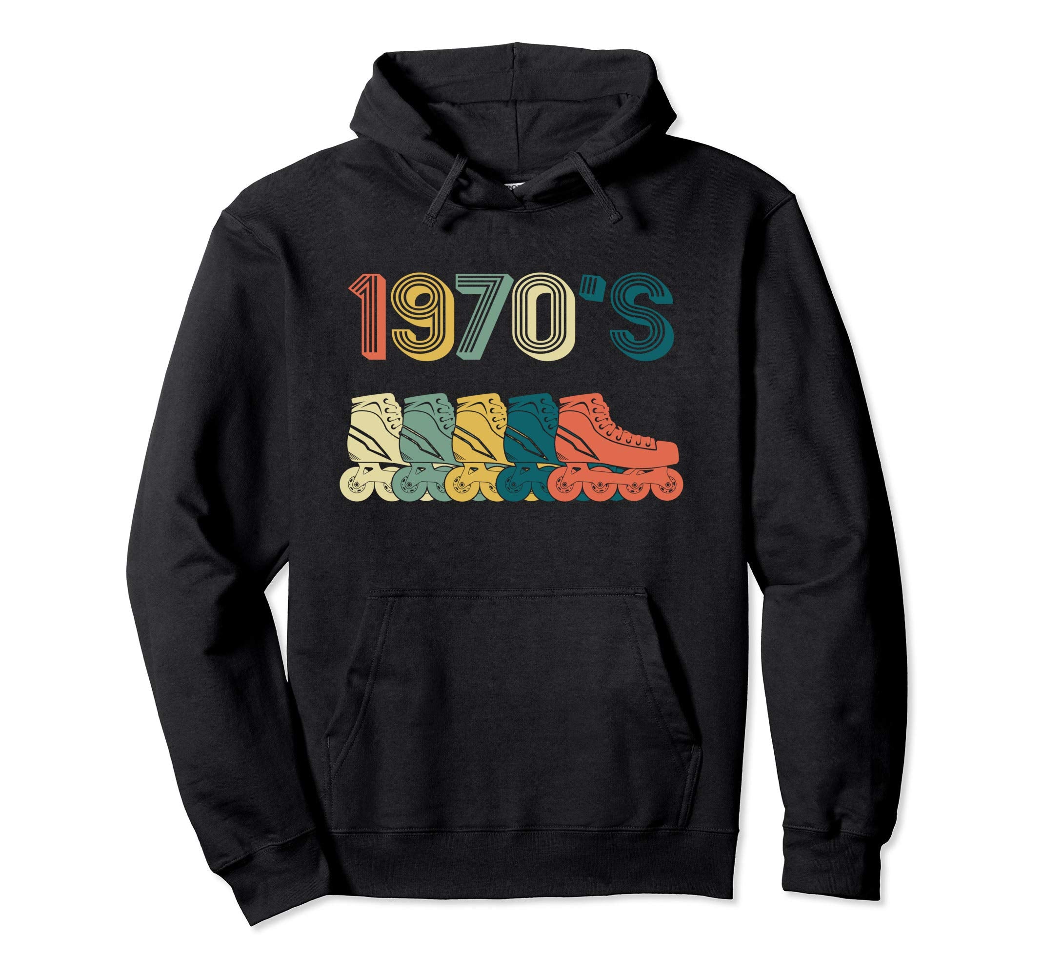 Roller Skate Skating 70S Gift Hoodie - Minimalist Print Unisex - T-Shirt, Sweatshirt, Hoodie